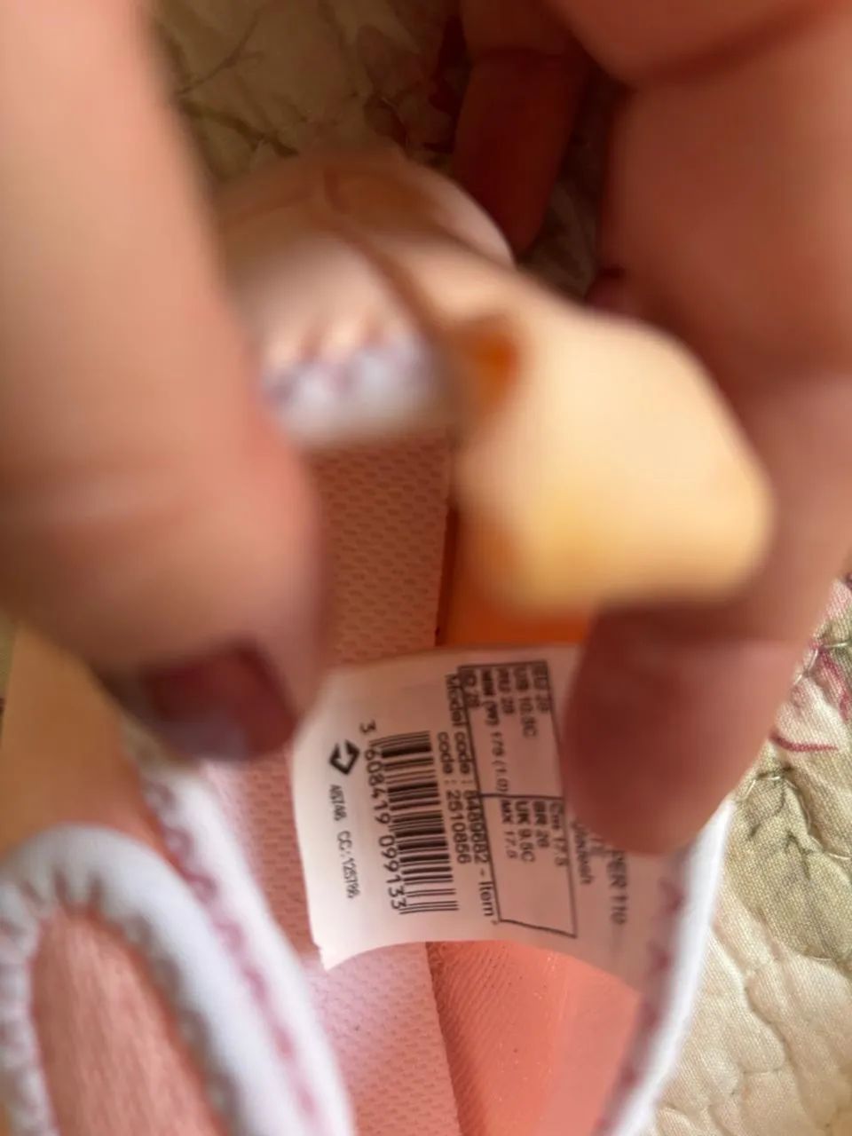  tênis de bebê antiderrapante rosa da marca Domyos, disponível na Decathlon - Foto 3