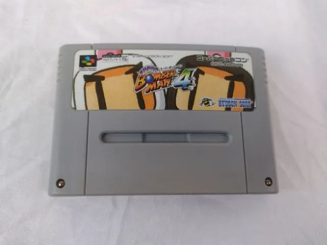 Bomberman 4 Original Japonês Para Super Famicom, Caixa Repro - Foto 2