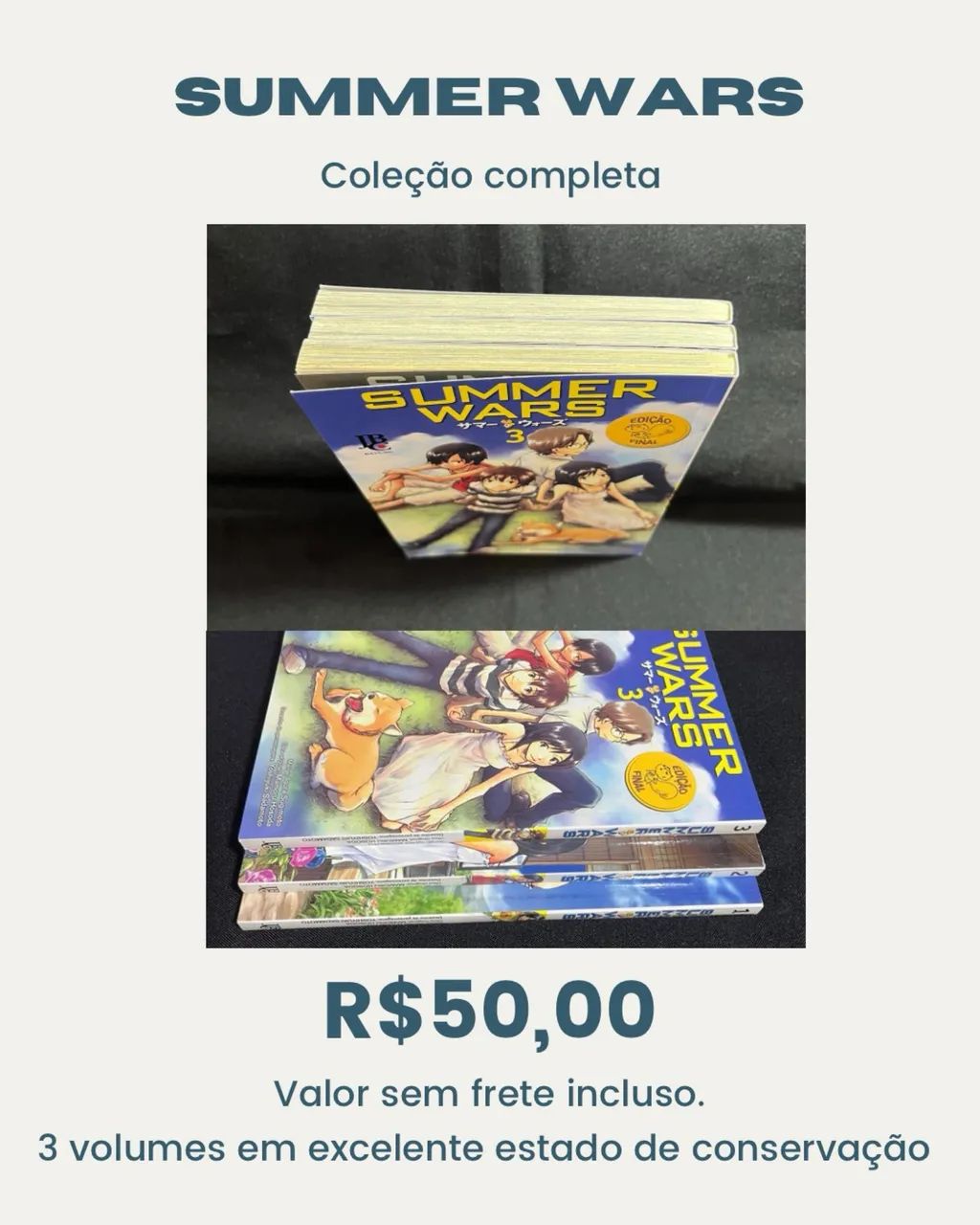 Coleção completa summer wars mangá  - Foto 2