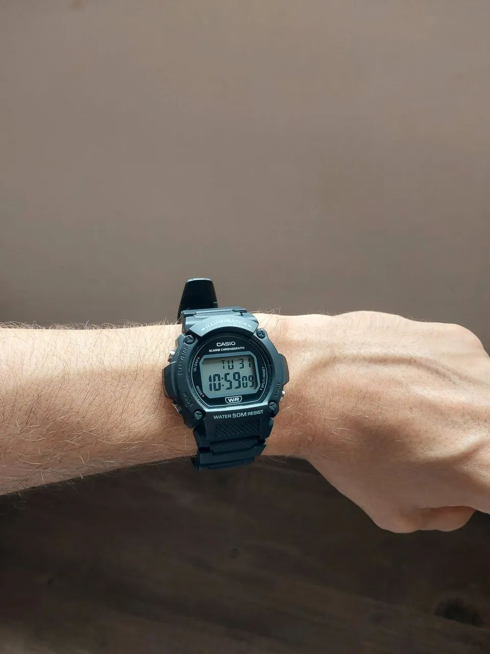 Relógio digital de pulso Casio W-219H - Foto 2