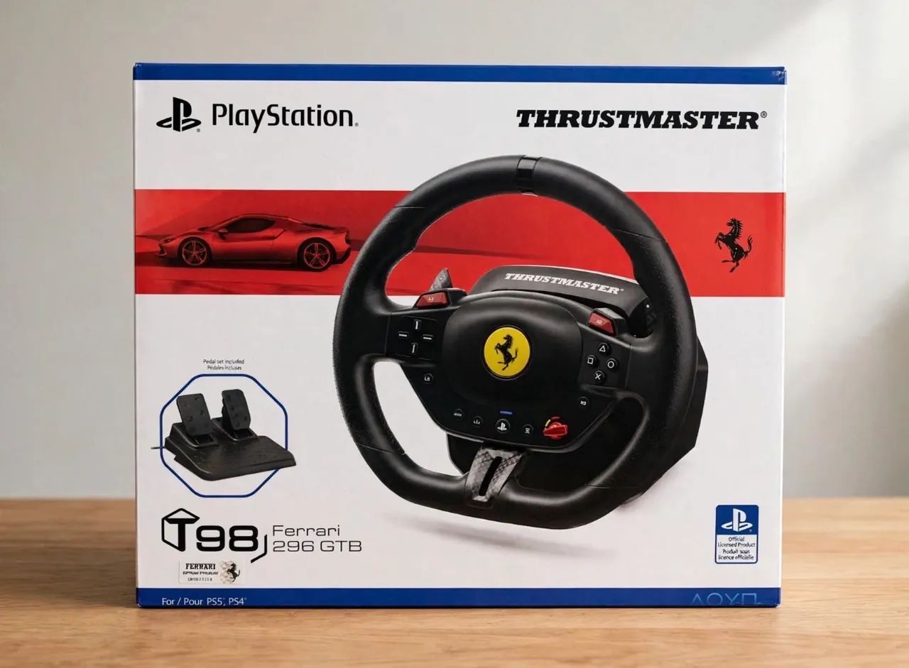 VOLANTE THRUSTMASTER T98 FERRARI 296 GTB  - Foto 2