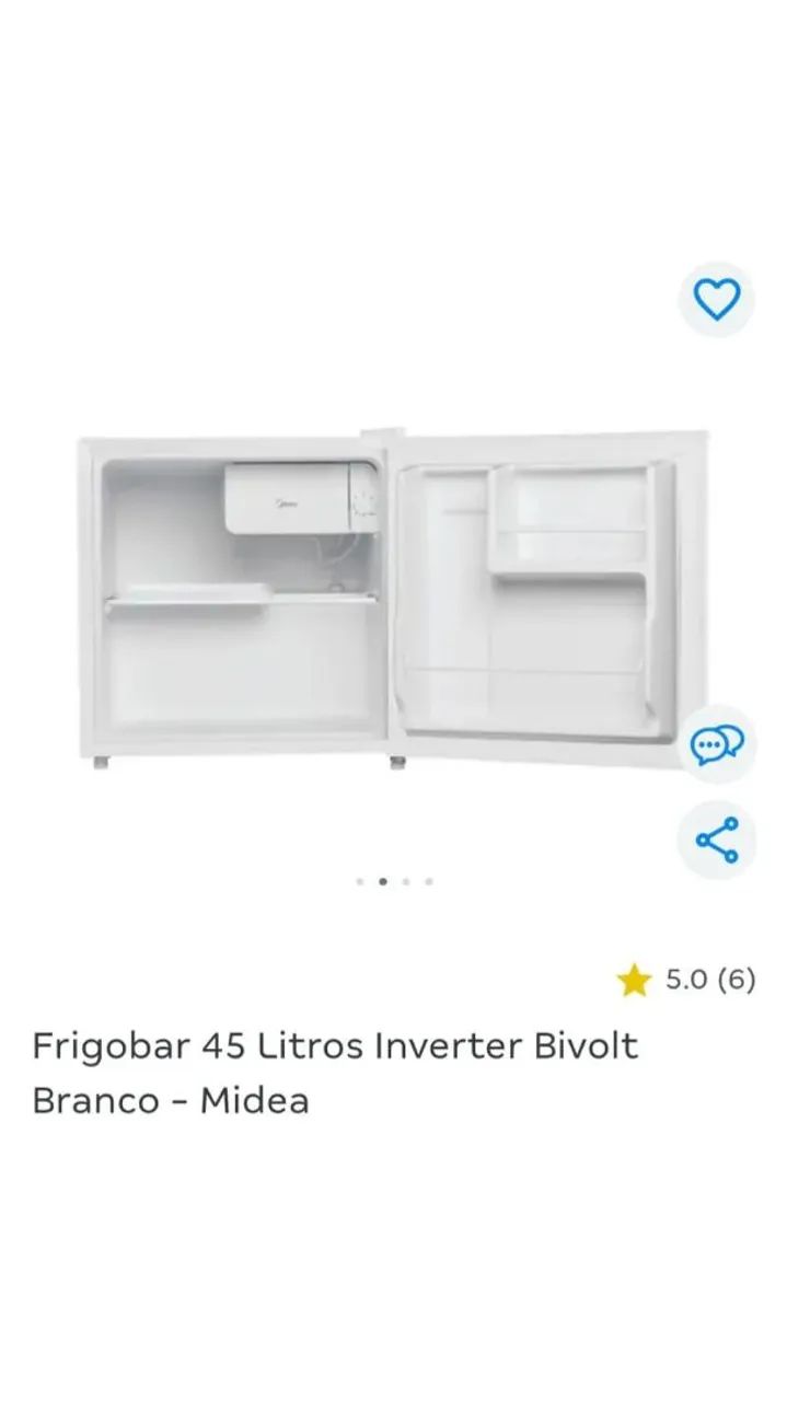 Frigobar Midea 45L Branco - Foto 3
