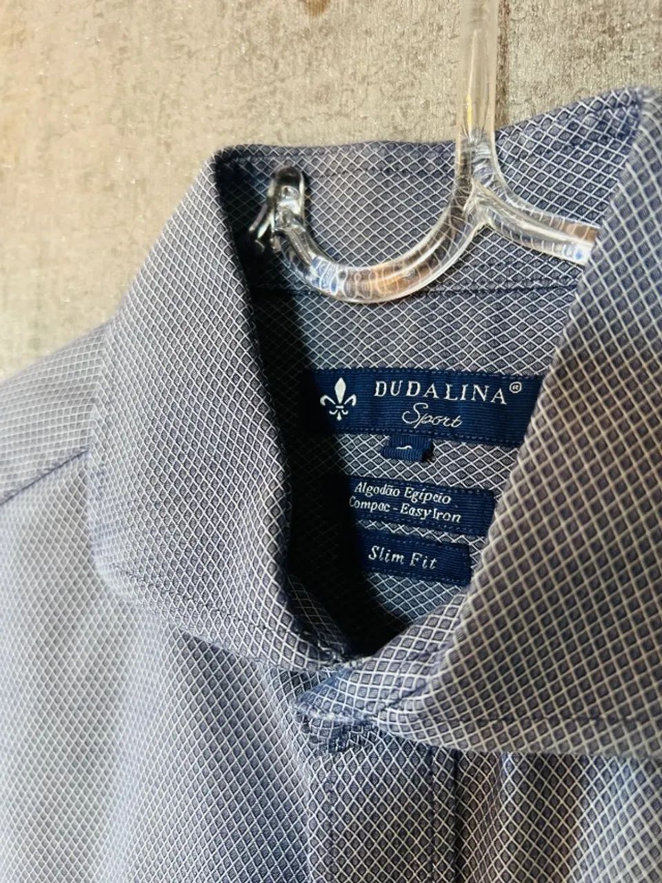 Camisa Dudalina Cinza