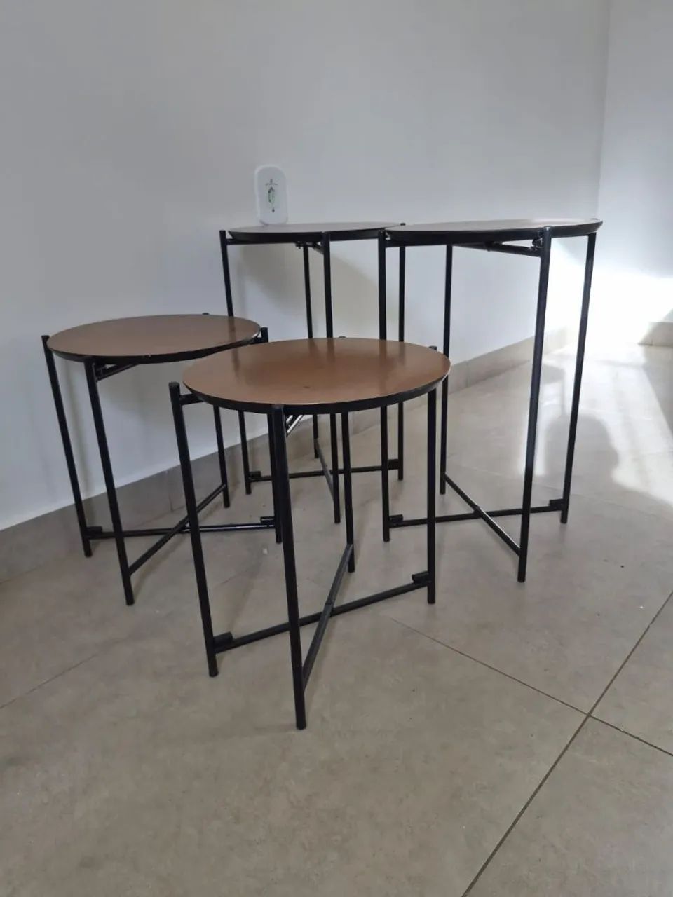 Mesa lateral ou de centro - estilo industrial  - Foto 3