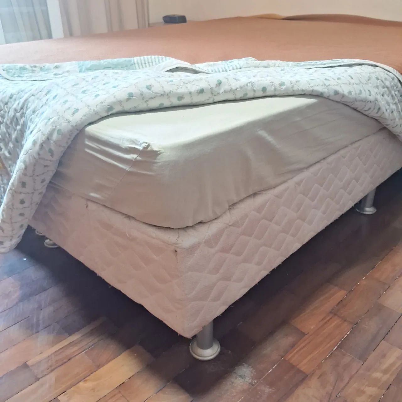 Cama box queen + colchão - Foto 2