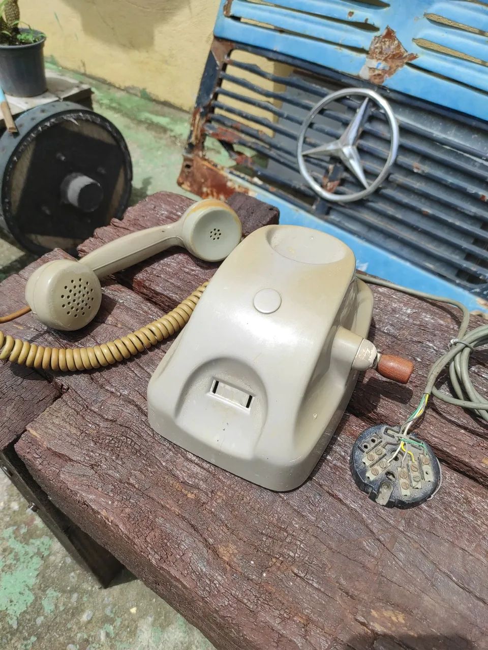 Telefone Antigo,Manivela: - Foto 3