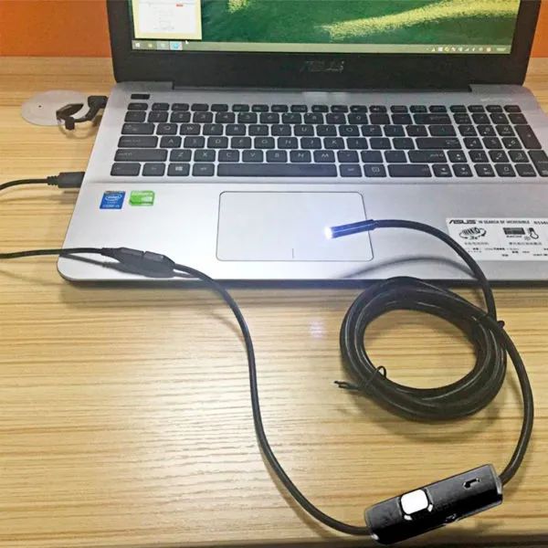 Câmera Inspeção Sonda Endoscópica 1,5 Metros Android Otg Pc - Foto 4
