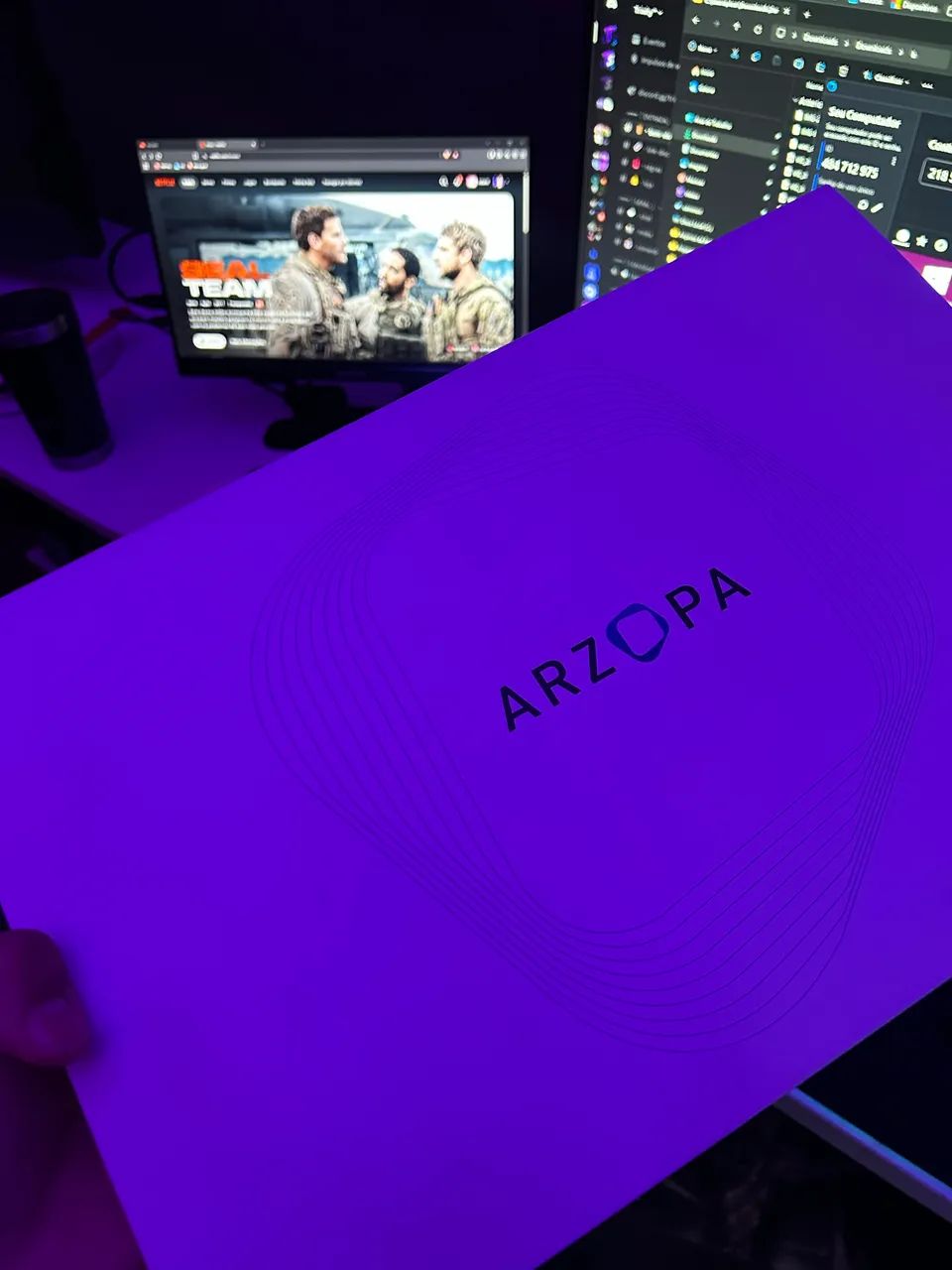 Monitor portátil Arzopa A1 com suporte - Foto 2