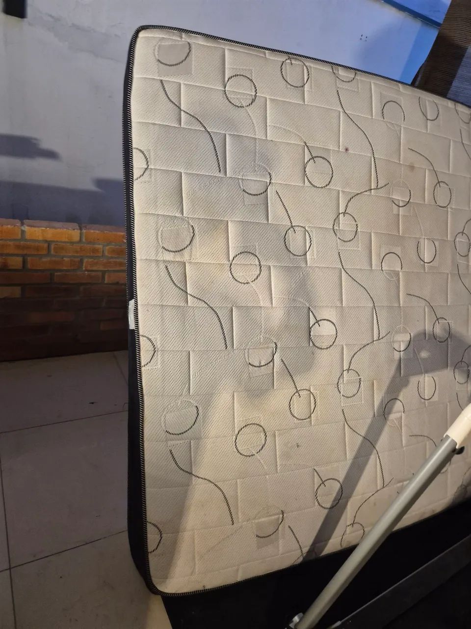 Colchão e Base - King Size - Ortobom Viscoelástico - Para Retirar