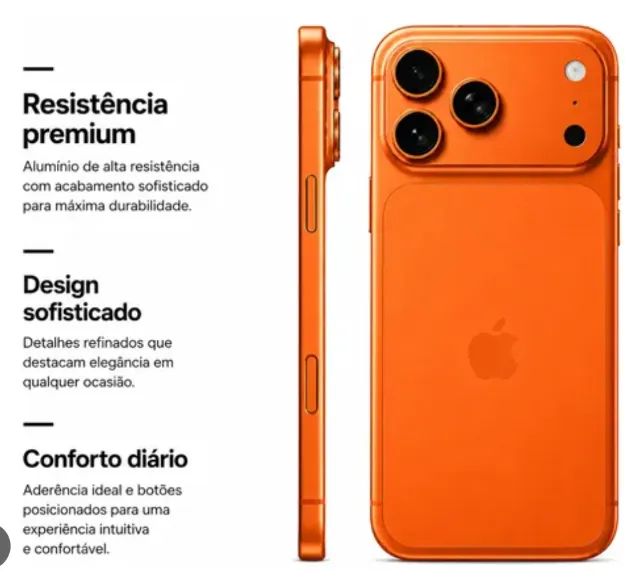 Iphone 17 Pro Max Laranja 256/512gb - Foto 4