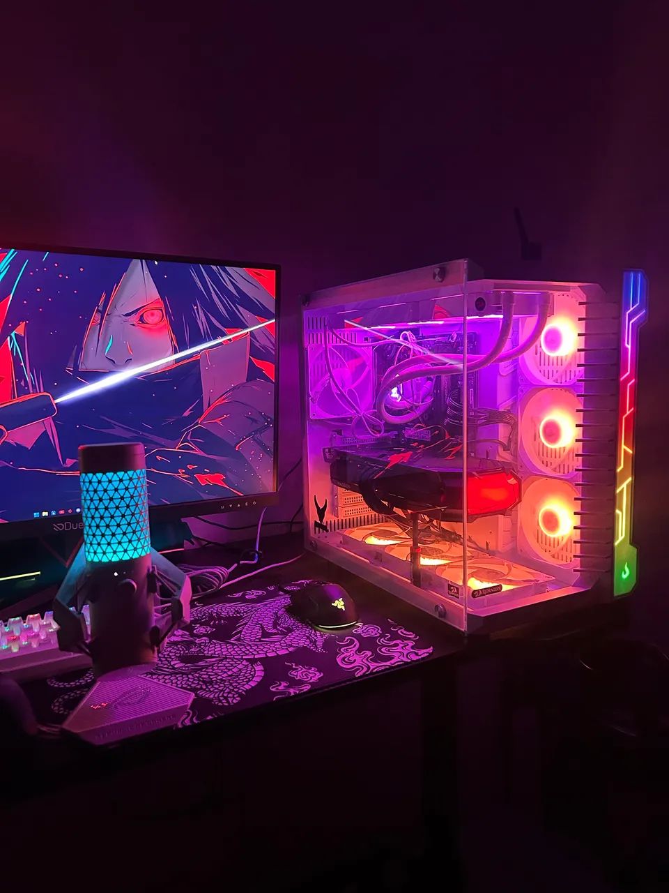 Microfone Rog Carnyx - nota fiscal + garantia e 4 meses de uso. - Foto 3
