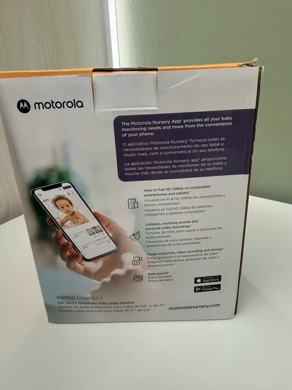 Babá Eletrônica Motorola PIP1510 Connect Wi-Fi 5? - Foto 3