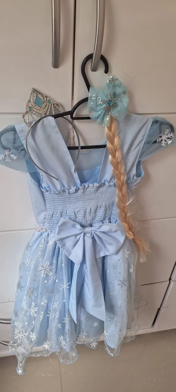 Vestido  tema Elsa - Foto 2