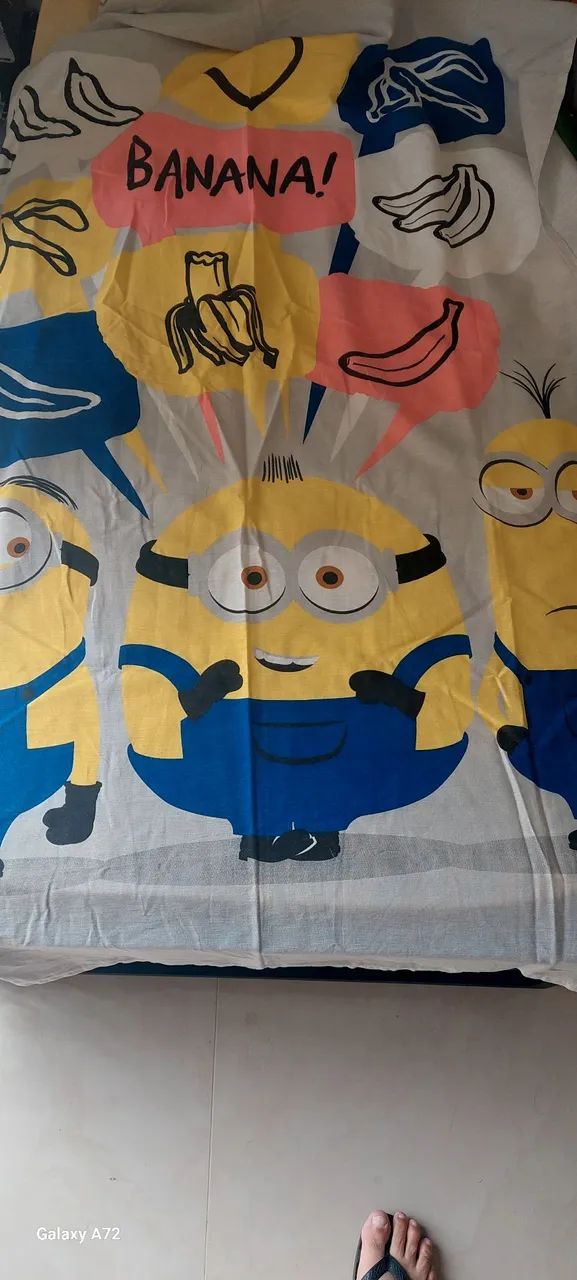Conjunto de lençóis e fronhas dos Minions - Foto 3