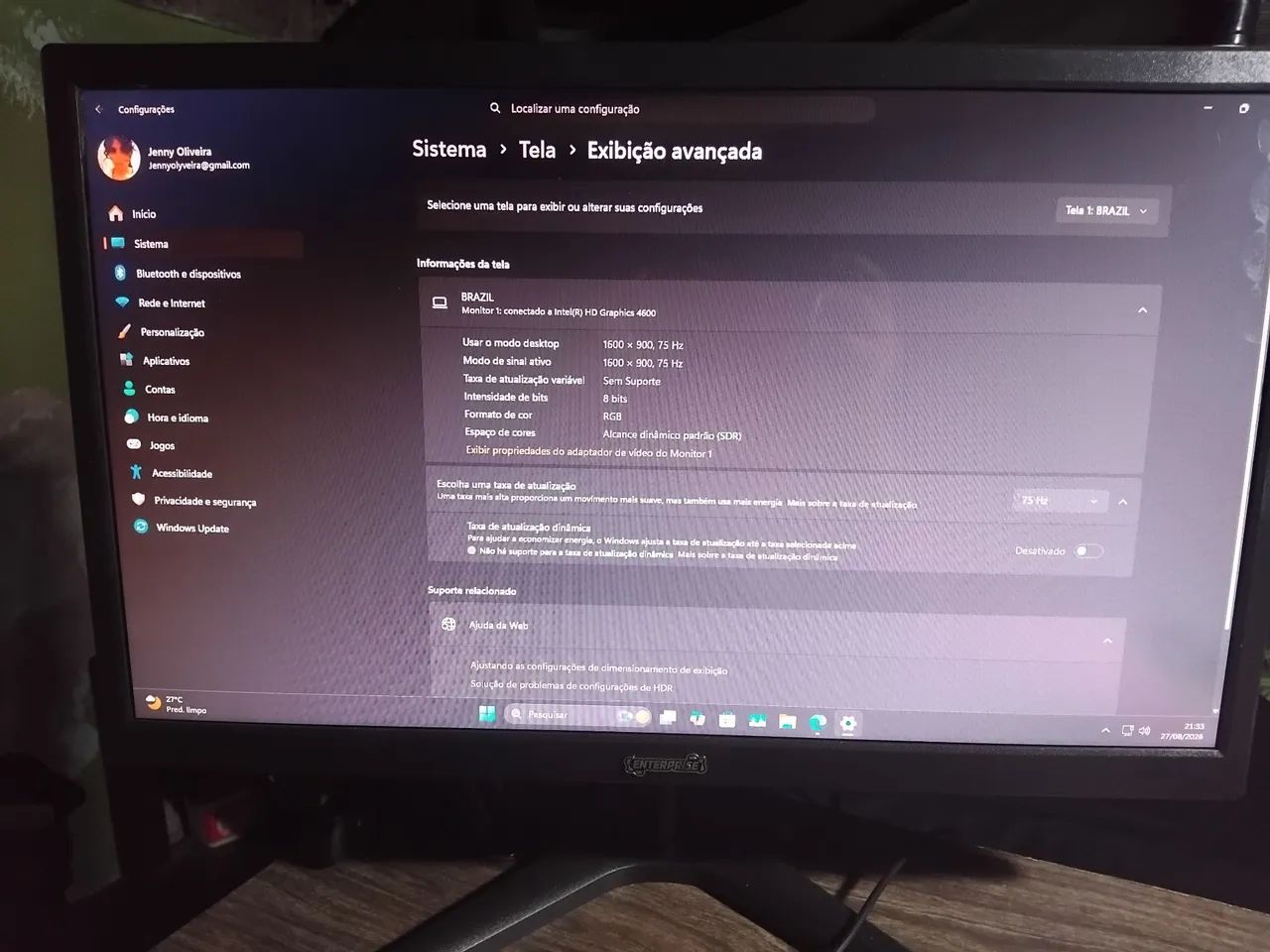 Monitor Pc 75Hz - Foto 2