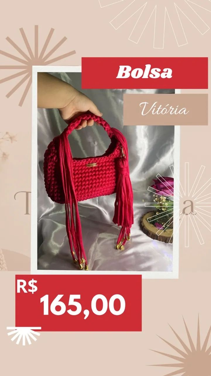 Bolsas em crochê  - Foto 3