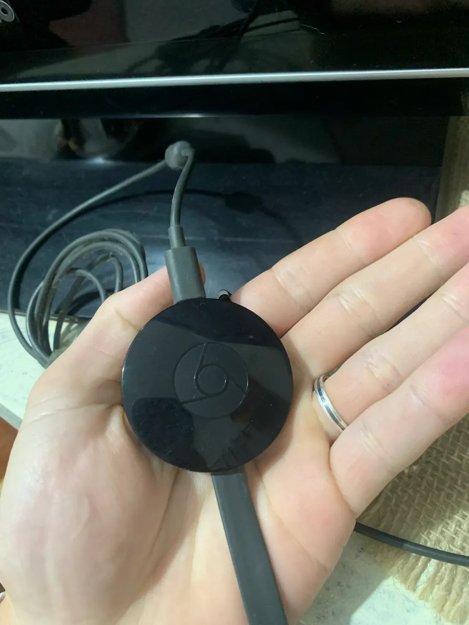 Televisão 32 polegadas + Chromecast  - Foto 2
