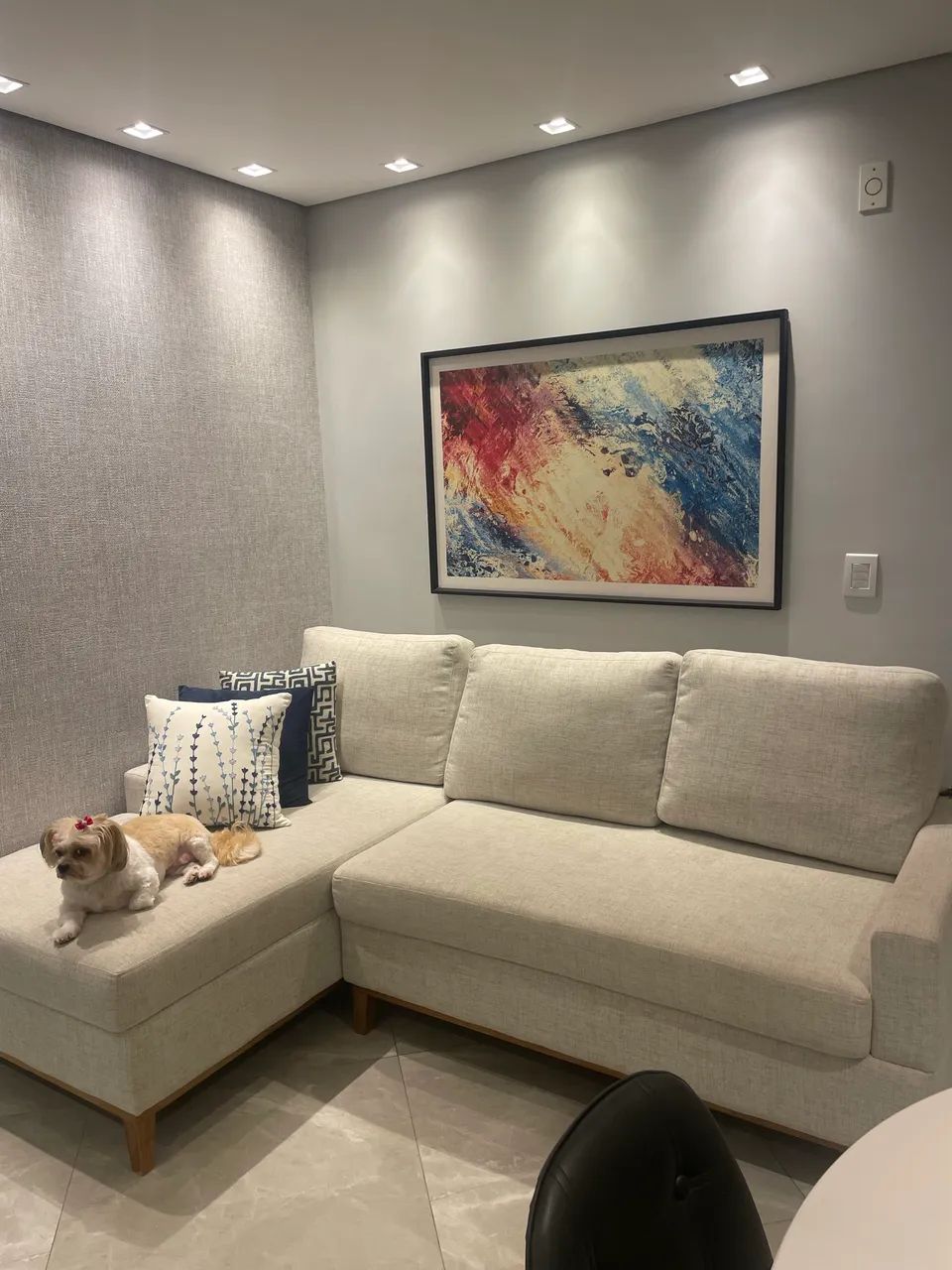 Sofá com chaise  - Foto 2