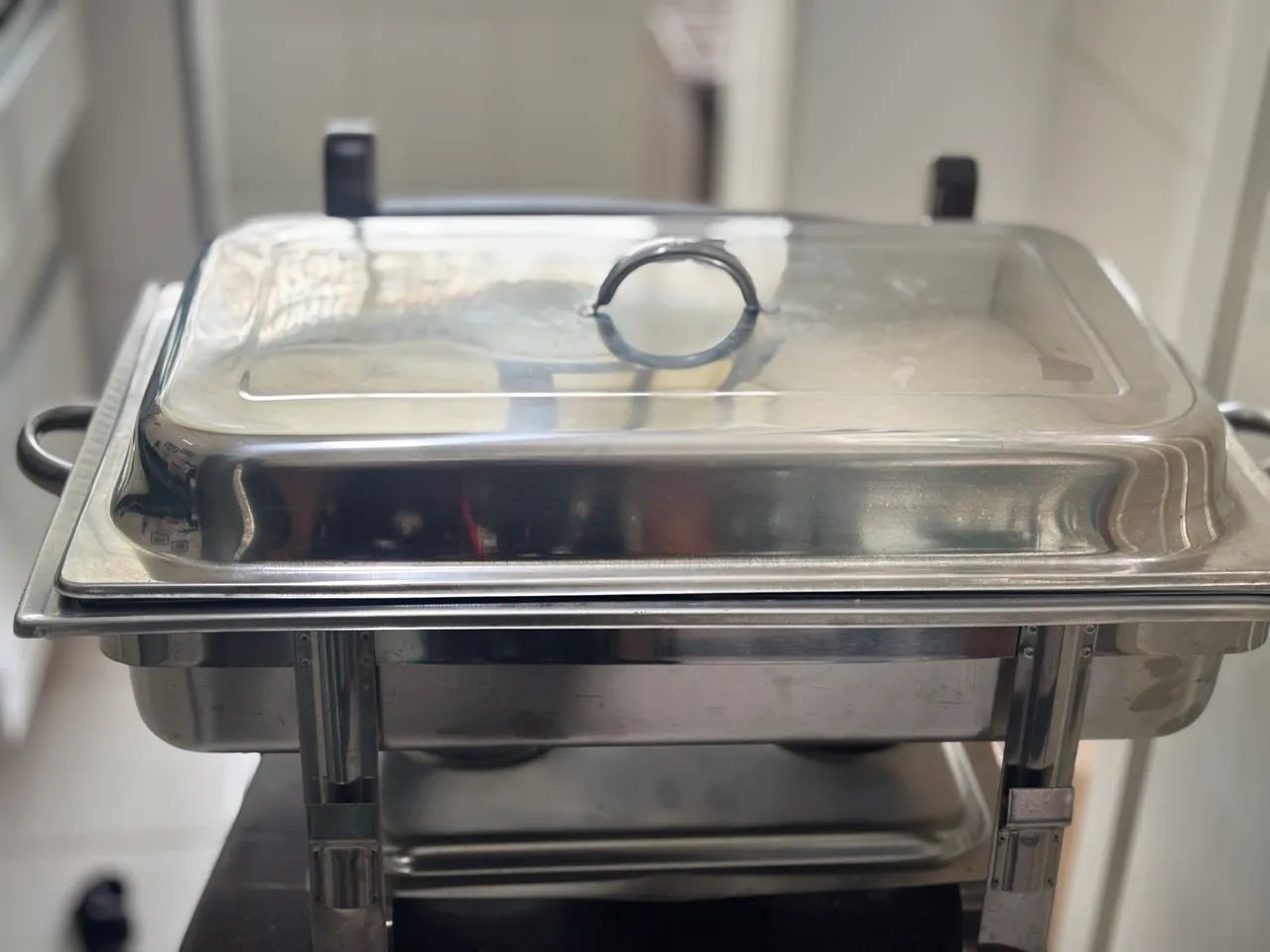 Réchaud Retangular 2 Cubas inox 