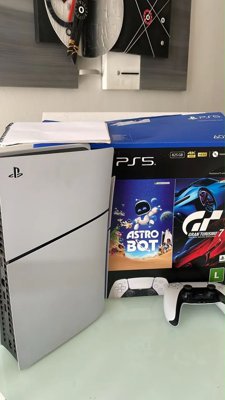 ps5 slim 825GB mídia digital  - Foto 3