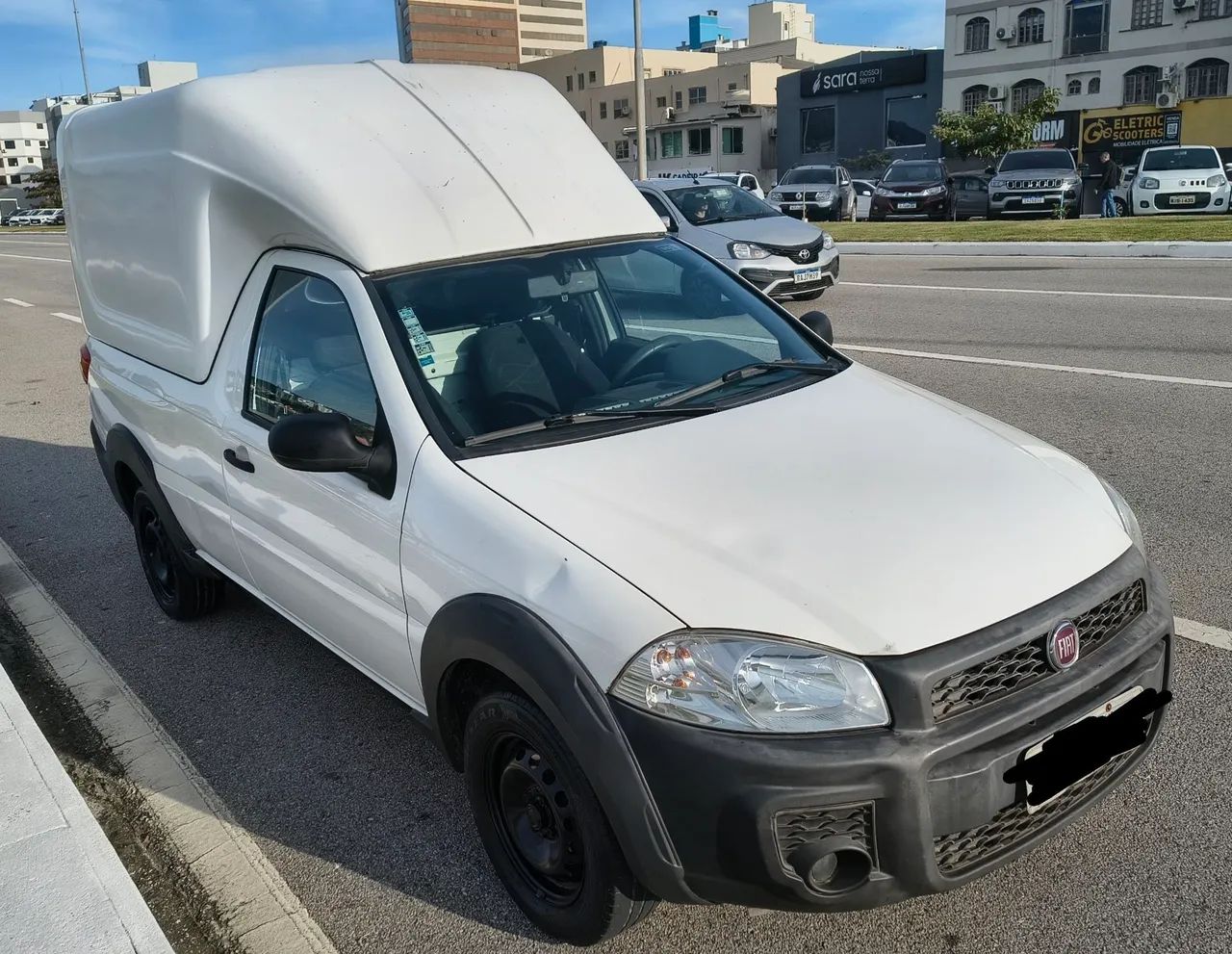 Fiat Strada Working Hard 1.4 Fire Flex 8V CS 2018 - Foto 2