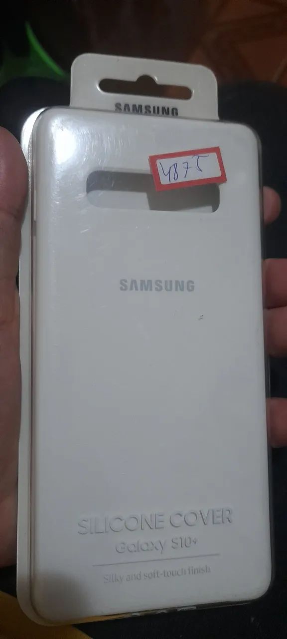 Capa silicone cover galaxy s10 plus original samsung