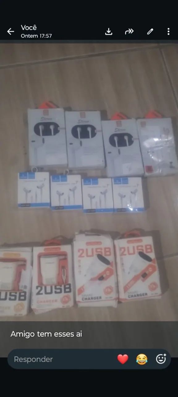 Fones e carregadores lote - Foto 2