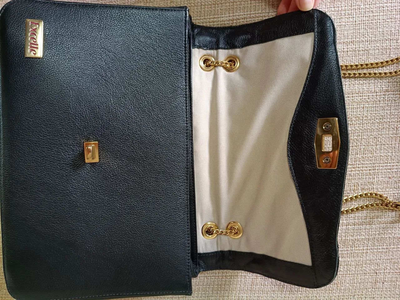 Bolsa feminina transversal couro legítimo  - Foto 3