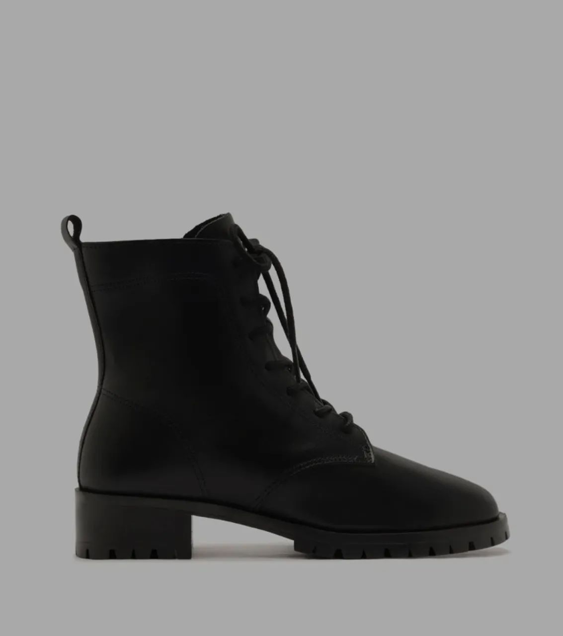 Bota AREZZO Coturno Tratorado Básico Preto 37 - Foto 2