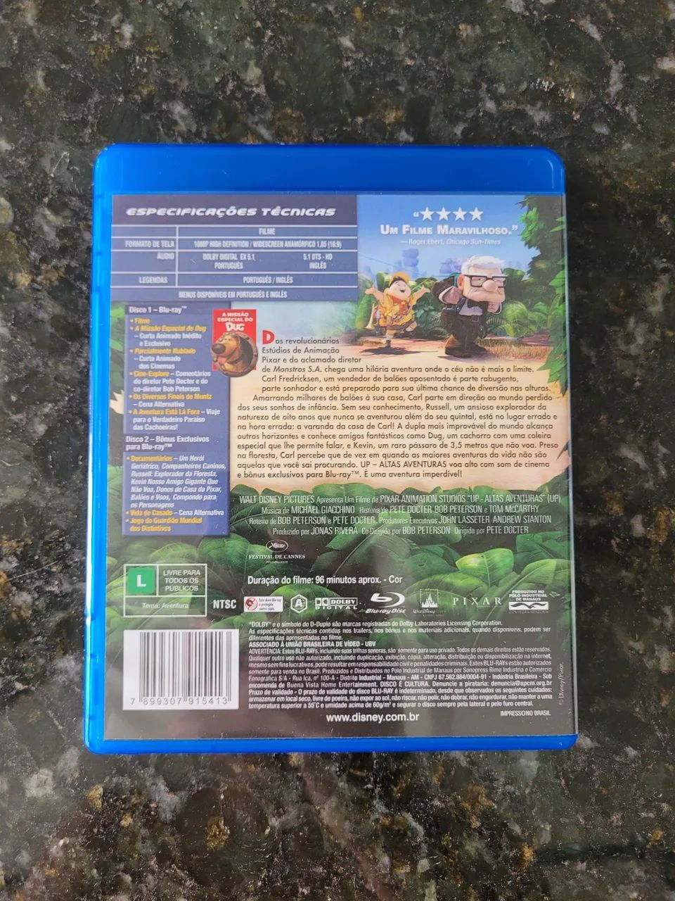Blu-Ray Duplo Up Altas Aventuras - Disney Pixar  - Foto 2