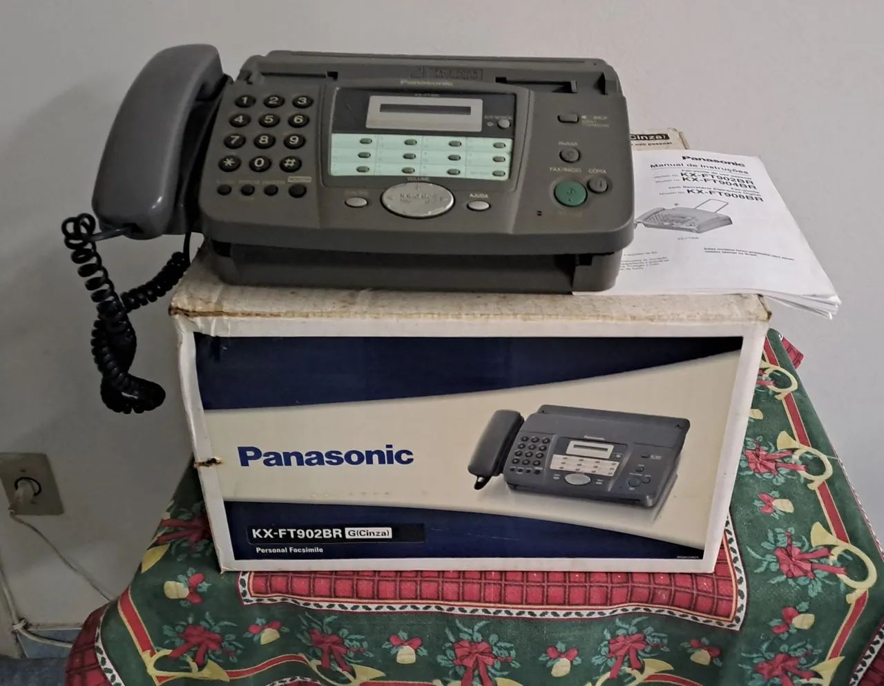 Fax Panasonic ( caixa e Manual ) - Foto 3