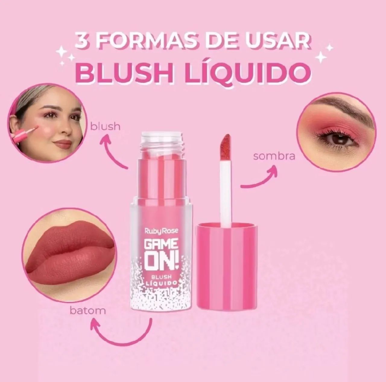 Caixa lacrada do blush Ruby Rose  - Foto 3