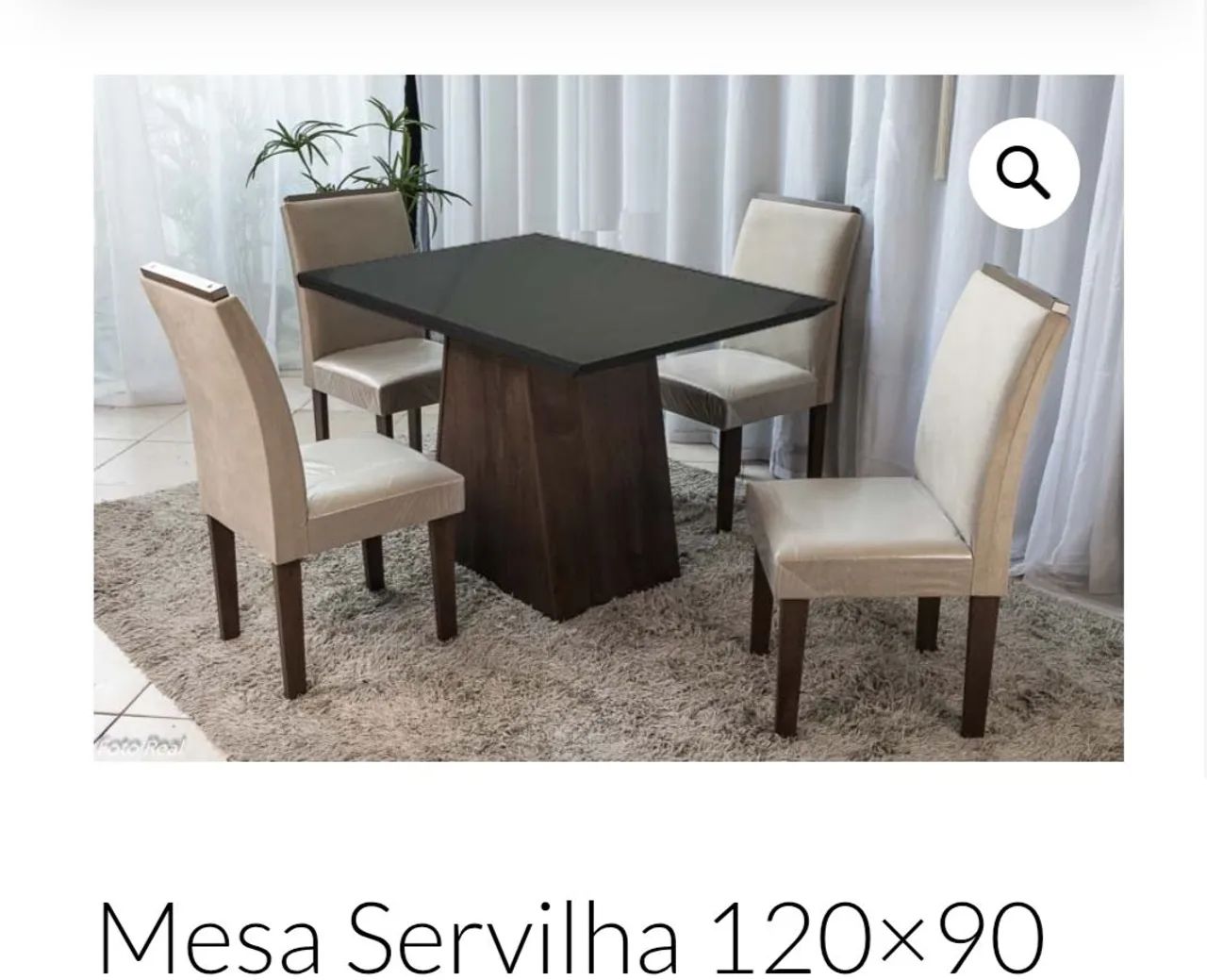 Vende se mesa com cadeiras 