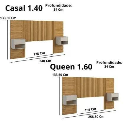 Design Ripada e Sofisticação: Cabeceira Luxo para Cama Casal ou Queen com Preço Especial - Foto 2