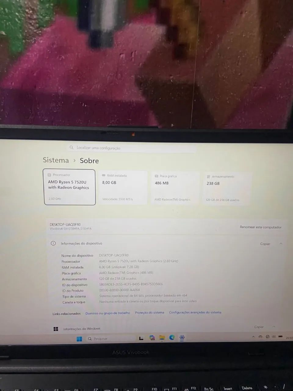 Notebook Ryzen 5 - 8GB Nvme 512  - Foto 3