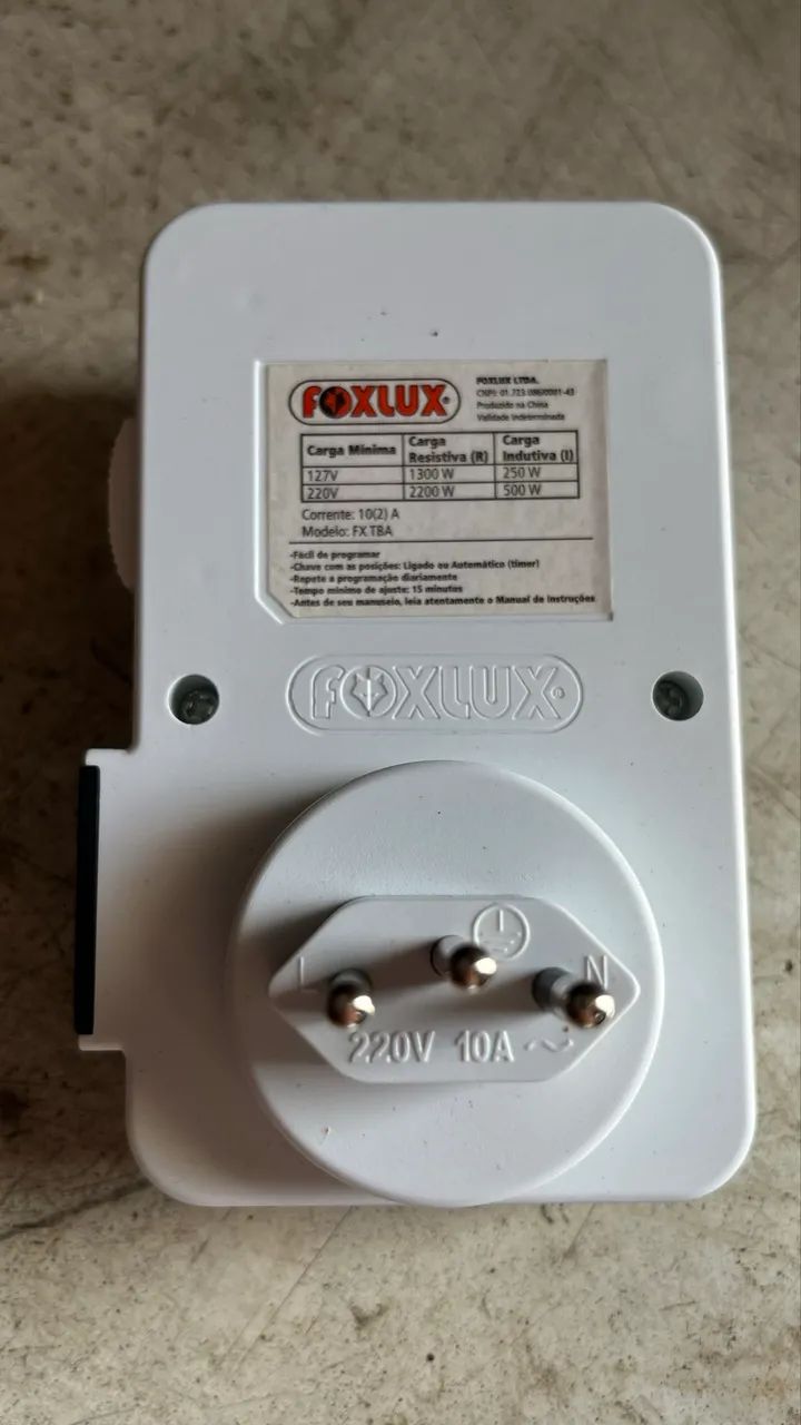 Timer Temporizador Foxlux Analógico Bivolt - Foto 3