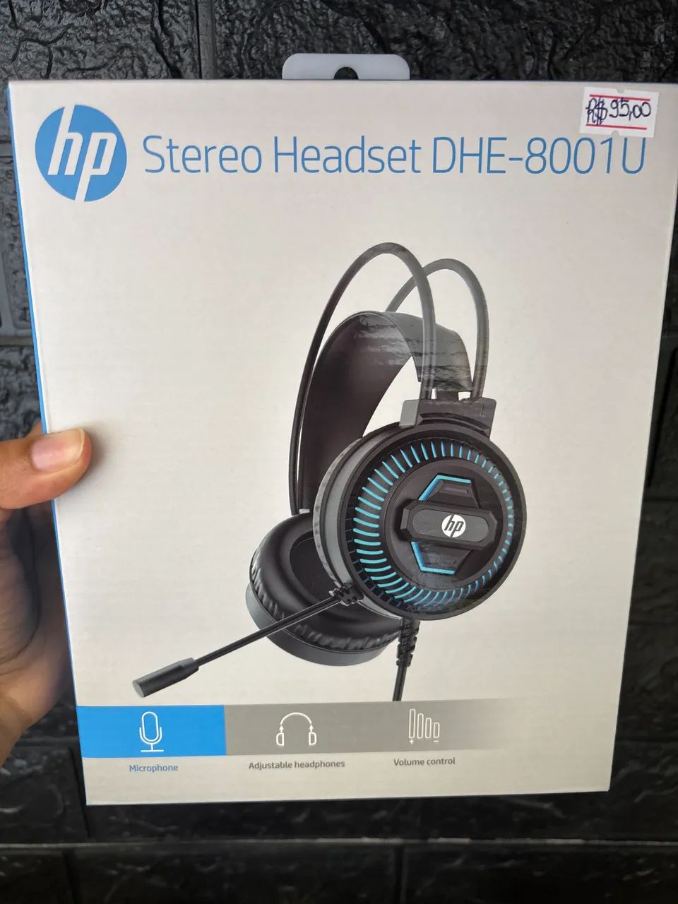 Headset Gamer HP DHE-8001U USB