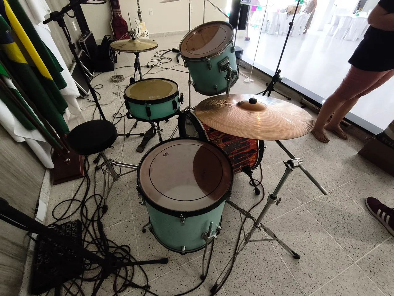 Bateria acústica  - Foto 4