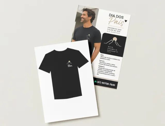 Camisas Personalizadas Dias dos Pais - Foto 3