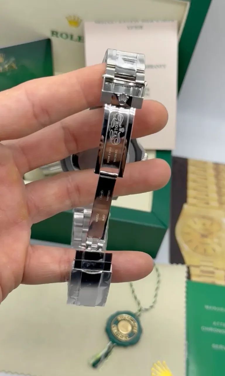Rolex Yatch Master Automático Cinza - Foto 3