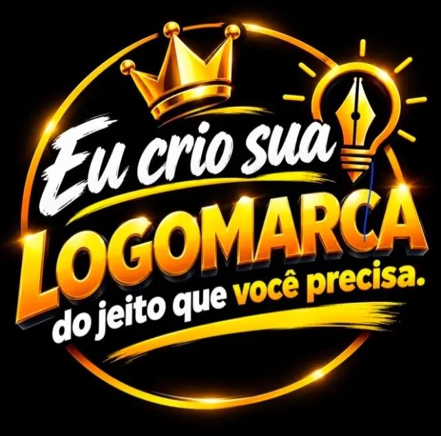Crio sua logo Marca 