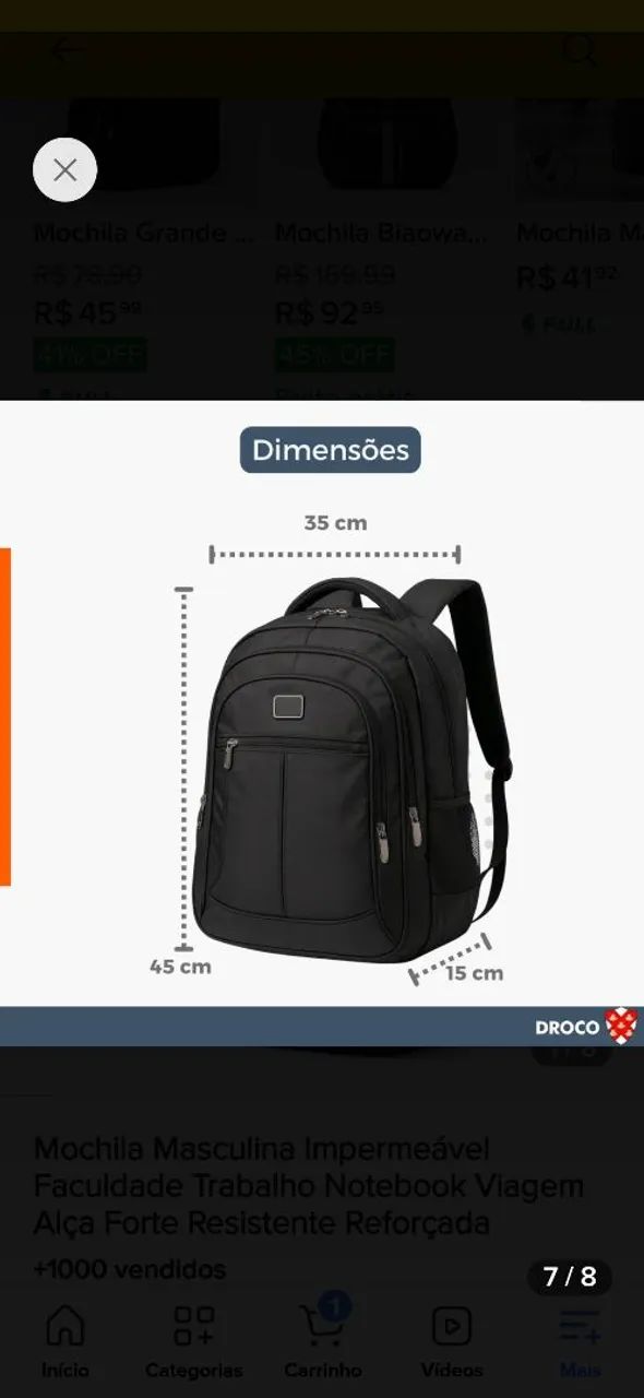 Mochila  - Foto 2