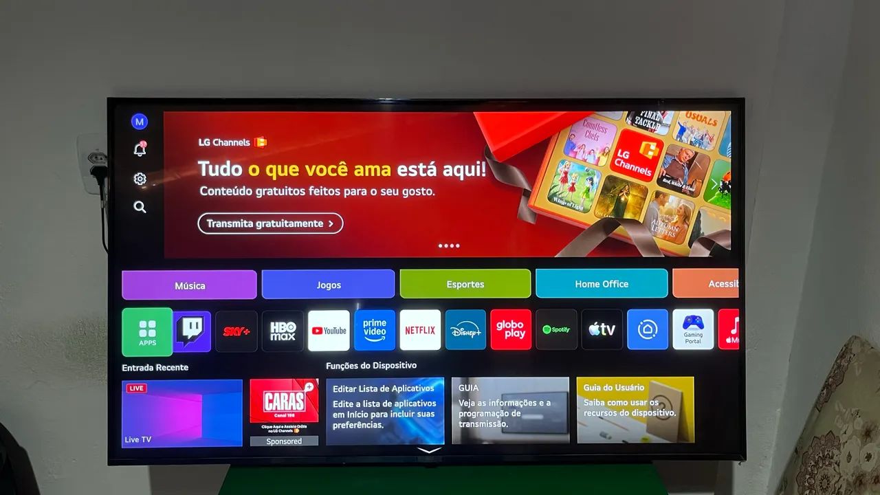 TV LG 55 POLEGADAS FUNCIONANDO PERFEITAMENTE