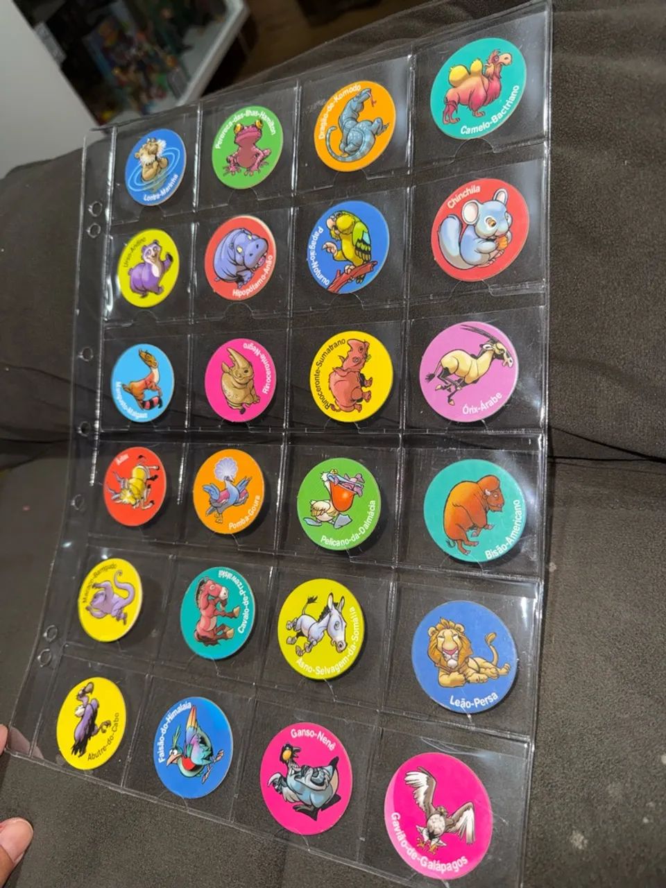 Tazos Completo Animais em Extinção  - Foto 5