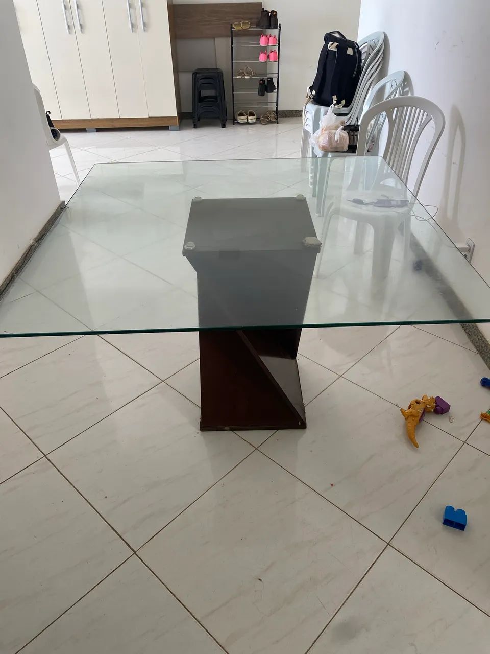 VENDO MESA DE VIDRO - Foto 3