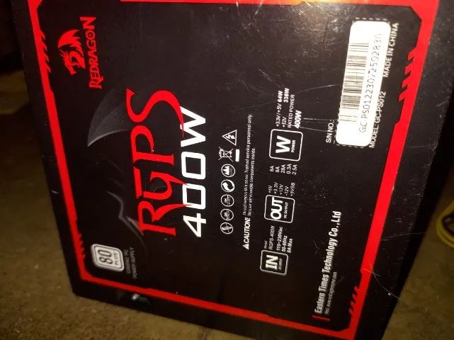 Fonte Redragon 400w em curto - Foto 2