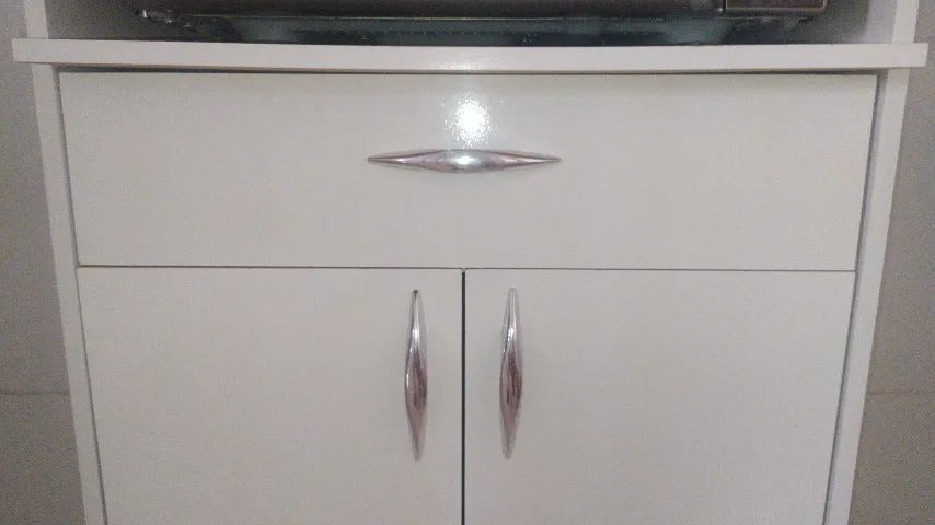 Bancada de cozinha com nicho pra microondas - Foto 4