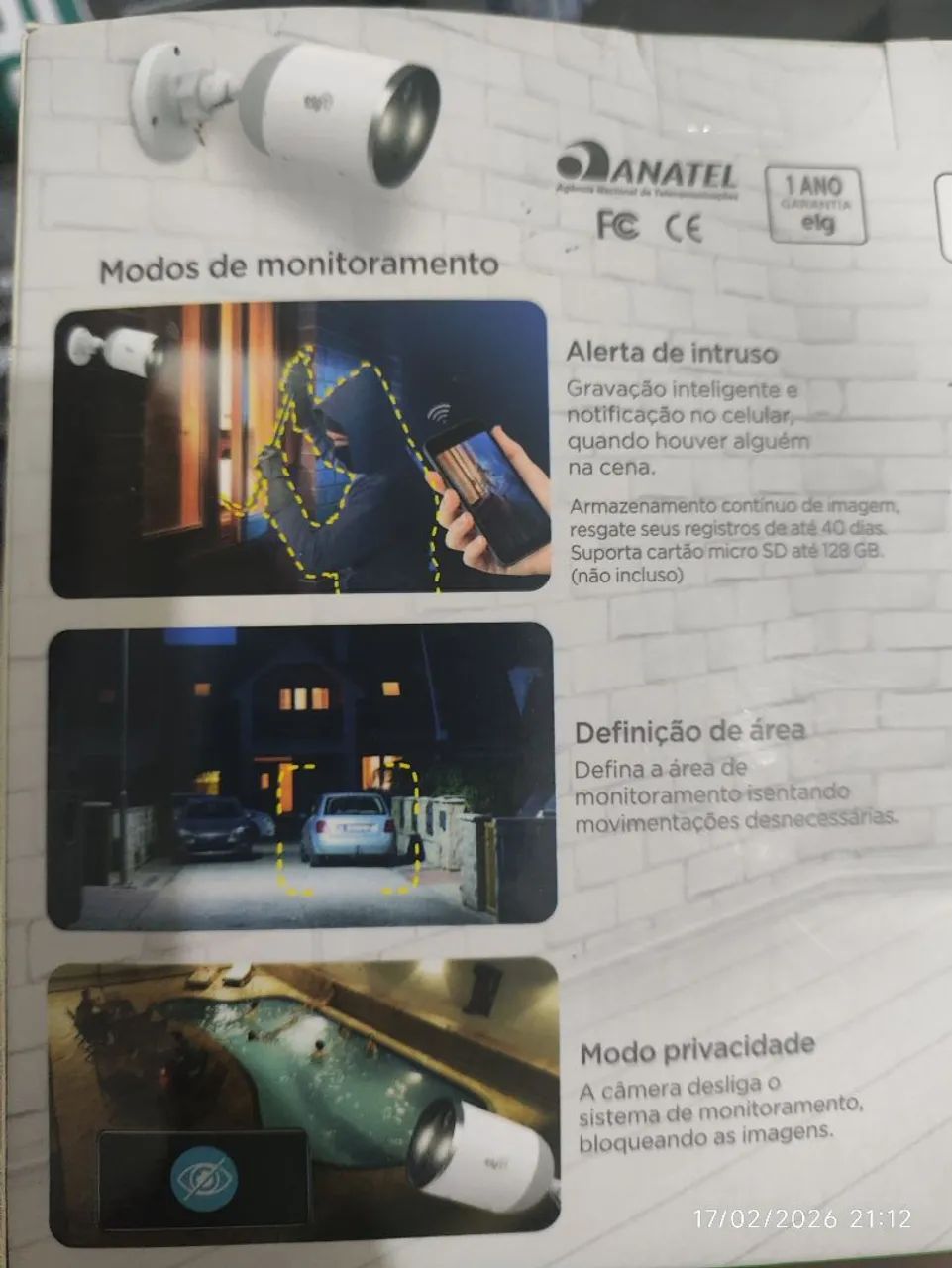 Câmera wi-fi Elgin  - Foto 2