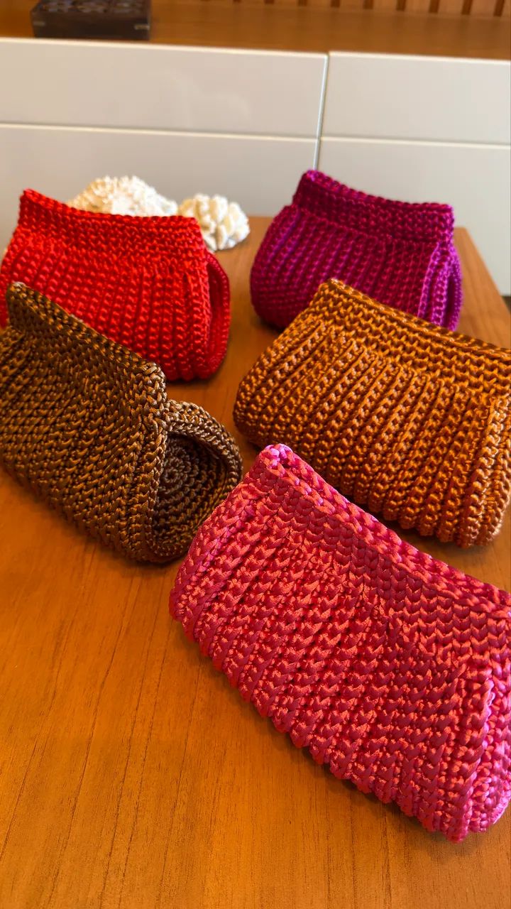 Bolsa de crochê (A pronta entrega) - Foto 2