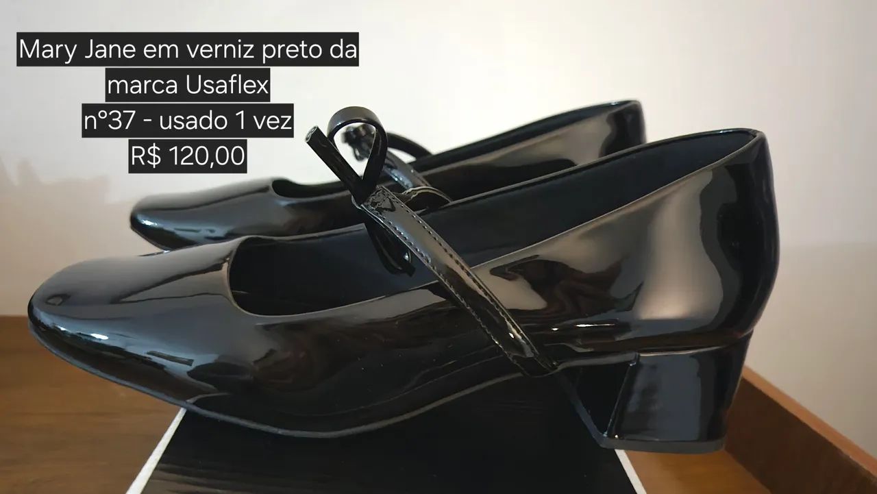 Sapato boneca verniz 38 - Foto 2